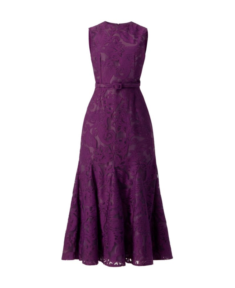 Women's Sleeveless Lace Long Dress