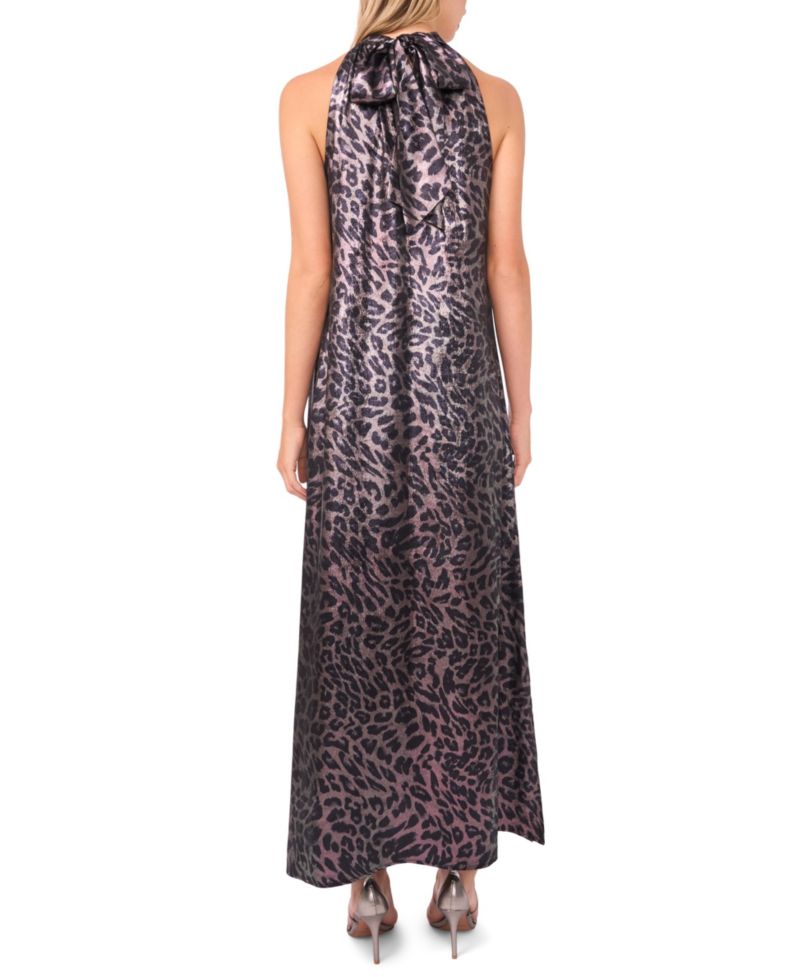Women's Halter High-Neck Maxi Dress