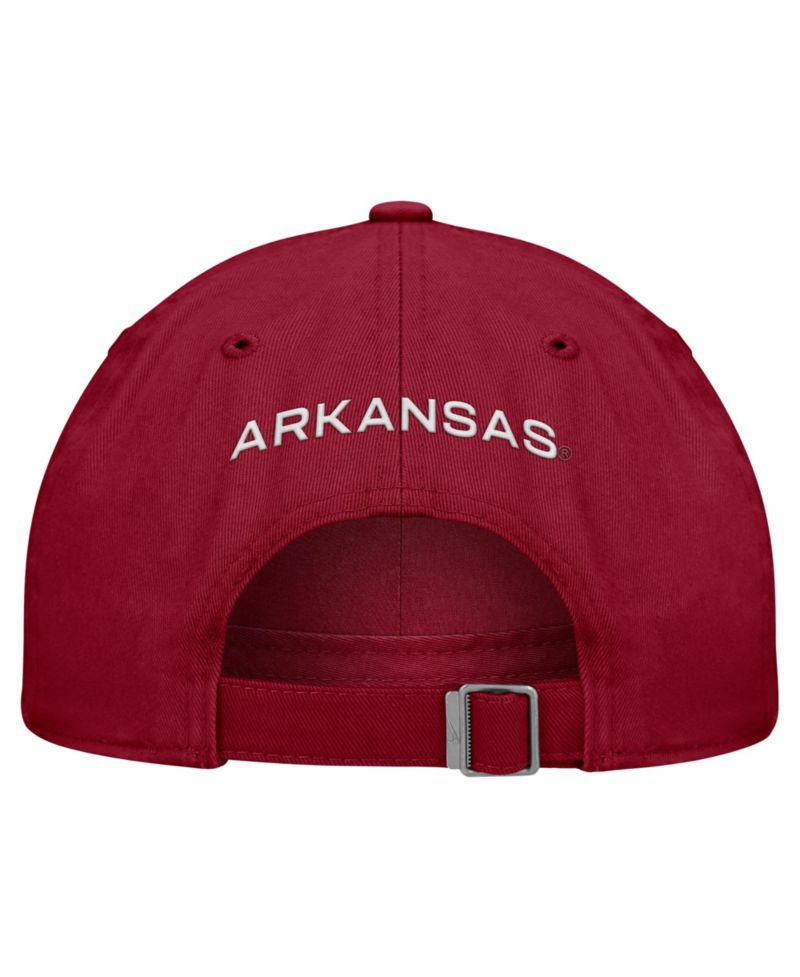Men's Cardinal Arkansas Razorbacks 2026 Sideline Club Adjustable Hat