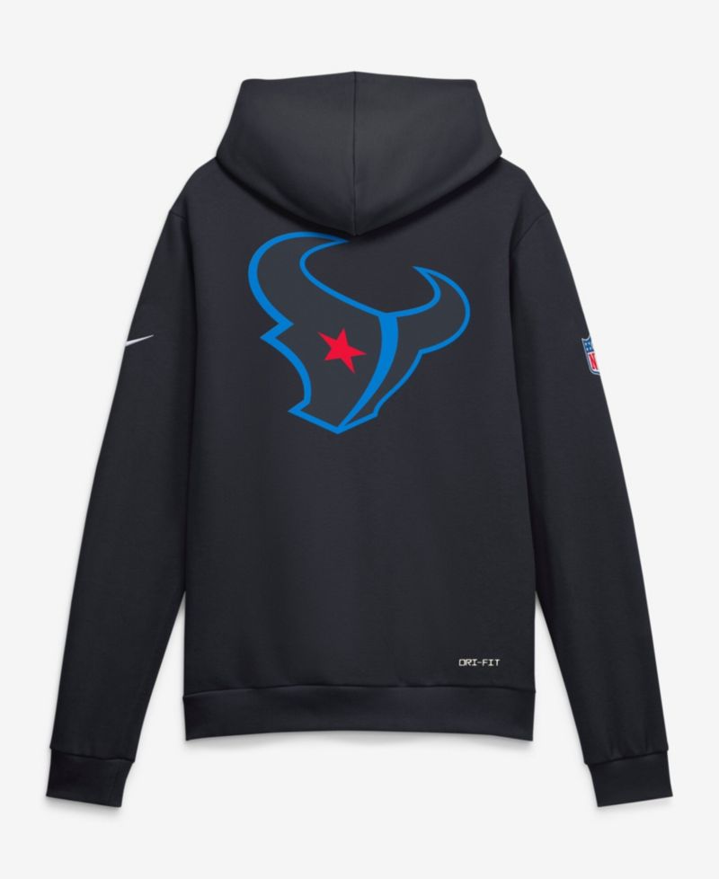 Men's Navy Houston Texans Standard Issue ReplayAlternate Dri-FIT Hoodie