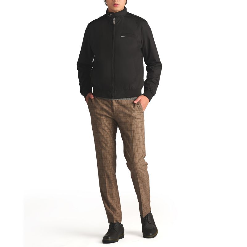 Men's Big & Tall Classic Iconic Racer Jacket (Slim Fit)