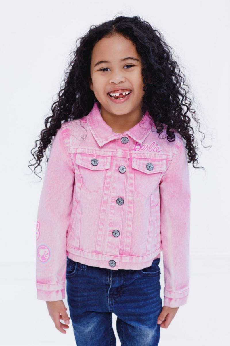 Girls Glitter Denim Jacket