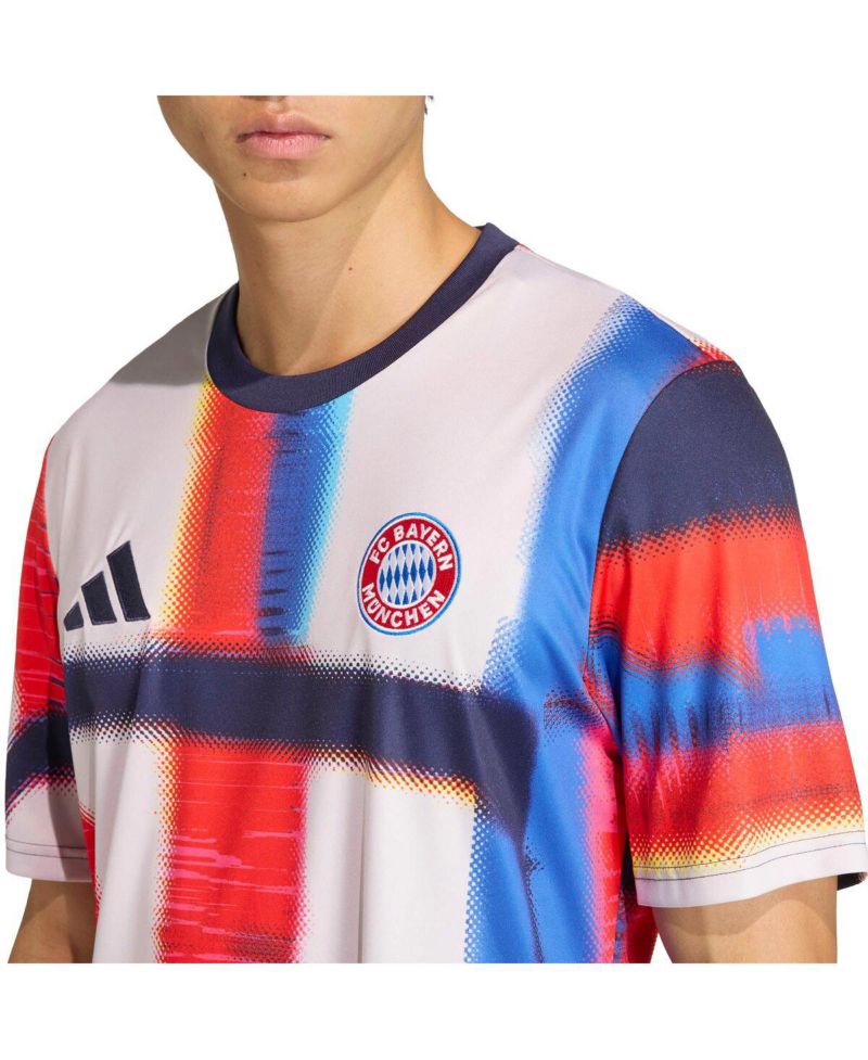Men's Navy Bayern Munich 2025/26 Pre-Match Training Jersey