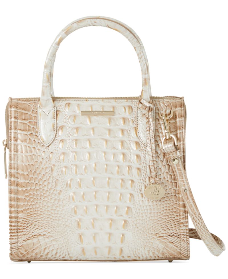Caroline Melbourne Medium Leather Satchel Bag