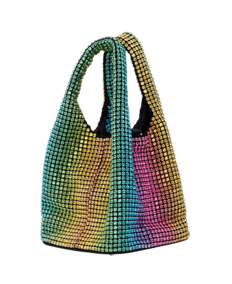Women's All Over Crystal Satchel Bag