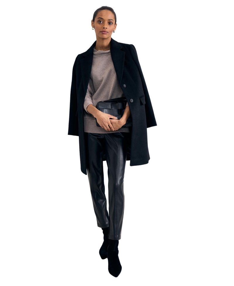 Women's Salima Funnel-Neck 3/4-Sleeve Sweater