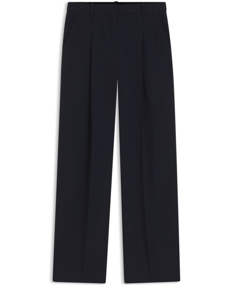 BOSS by Women's Stretch Crepe Regular-Fit Pants