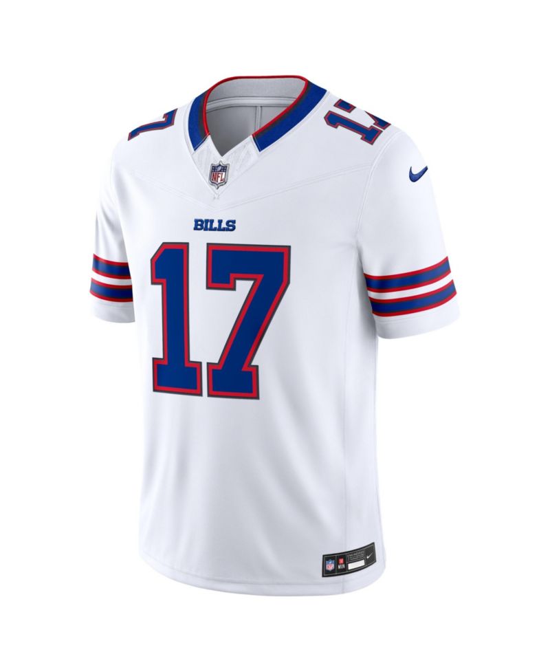 Men's Josh Allen White Buffalo Bills Vapor F.U.S.E. Stitched Limited Jersey