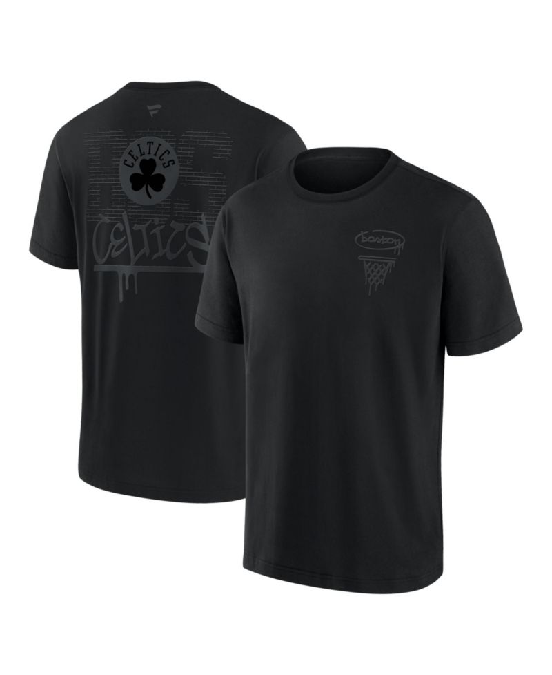 Men's Boston Celtics Blackout Heavyweight T-Shirt