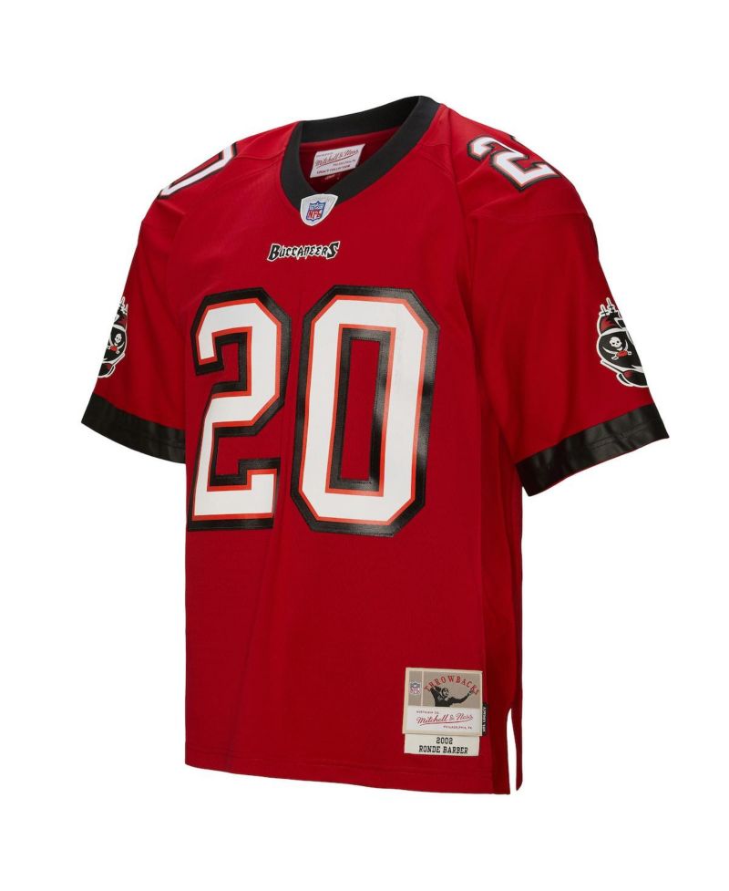 Men's Ronde Barber Red Tampa Bay Buccaneers 2002 Legacy Retired Player Jersey