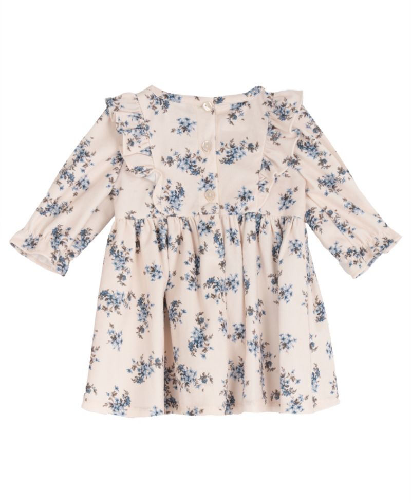 Baby Girls' Corduroy Fit & Flare Long-Sleeve Dress