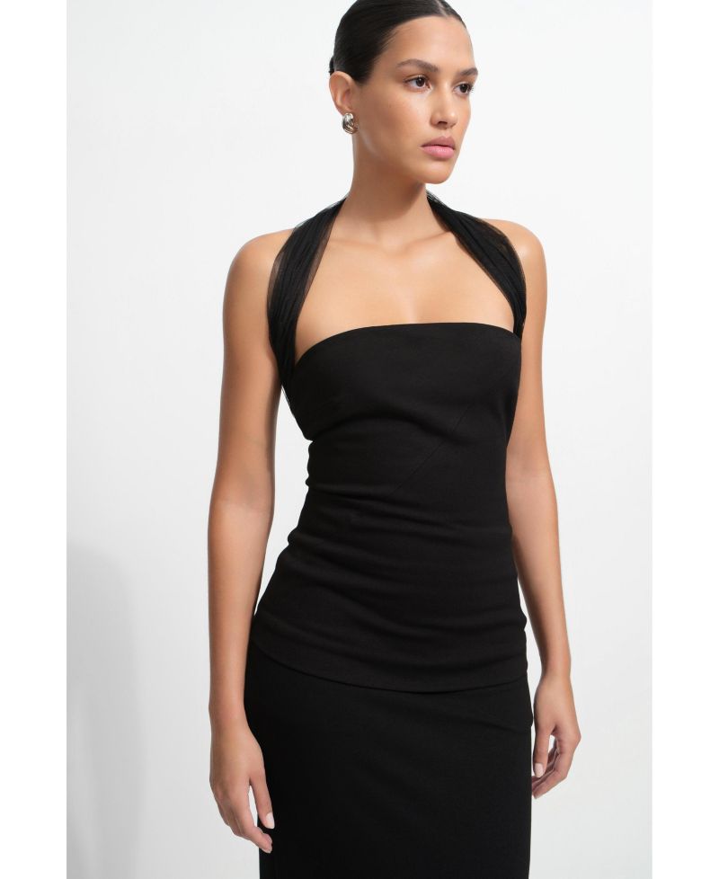 Women's Orla Convertible Multi-Wear Strapless Top with Mesh Sash