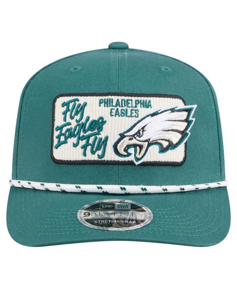 Men's Midnight Green Philadelphia Eagles Chant 9SEVENTY Stretch-Snap Hat