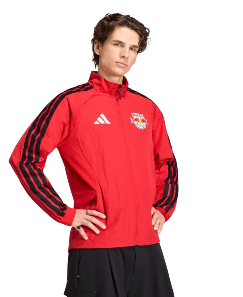 Men's Red New York Red Bulls 2026 Anthem Raglan Full-Zip Jacket