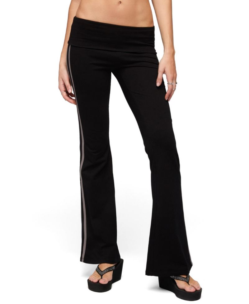 Women's Charly Foldover Stripey Flared Pants