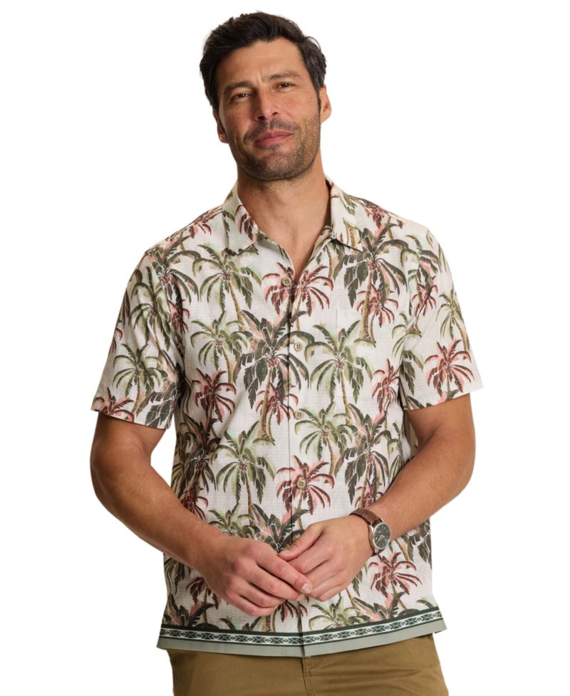 Men's Engineered Print Woven Shirt