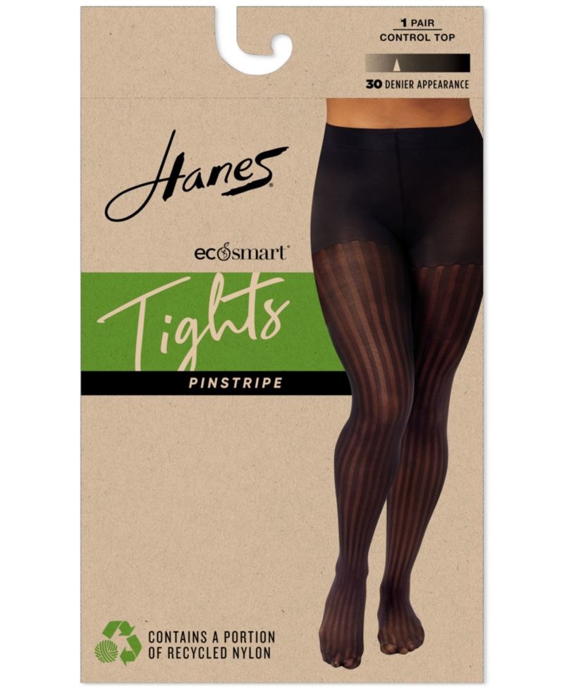 Women's Pinstriped Control Top Tights