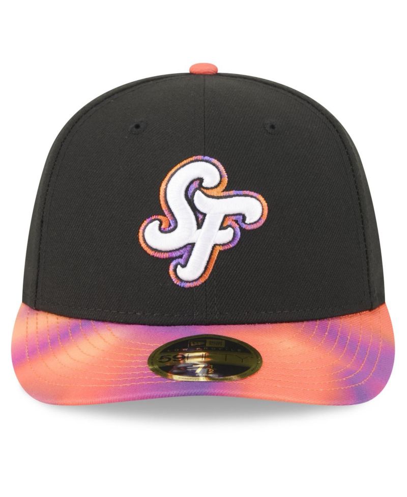 Men's Black/Orange San Francisco Giants 2025 City Connect Low Profile 59FIFTY Fitted Hat