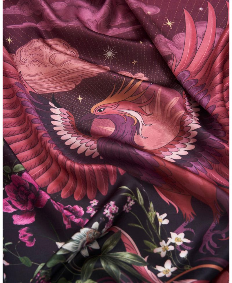 Women's Eve Narrative Medium Square Scarf