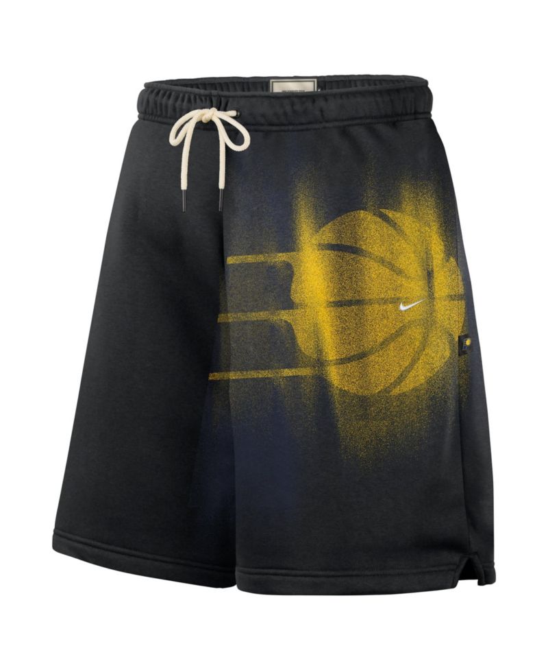 Men's Black Indiana Pacers 2026 Standard Issue Practice Icon Fleece Shorts