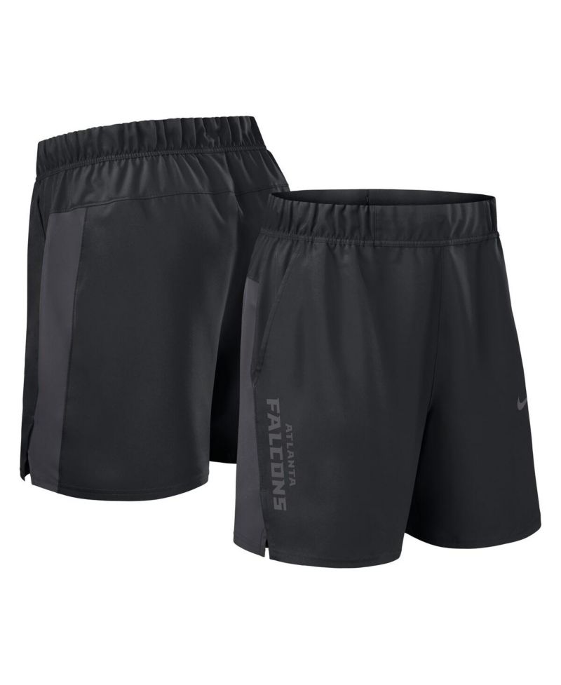 Men's Black Atlanta Falcons Woven Victory Performance Shorts