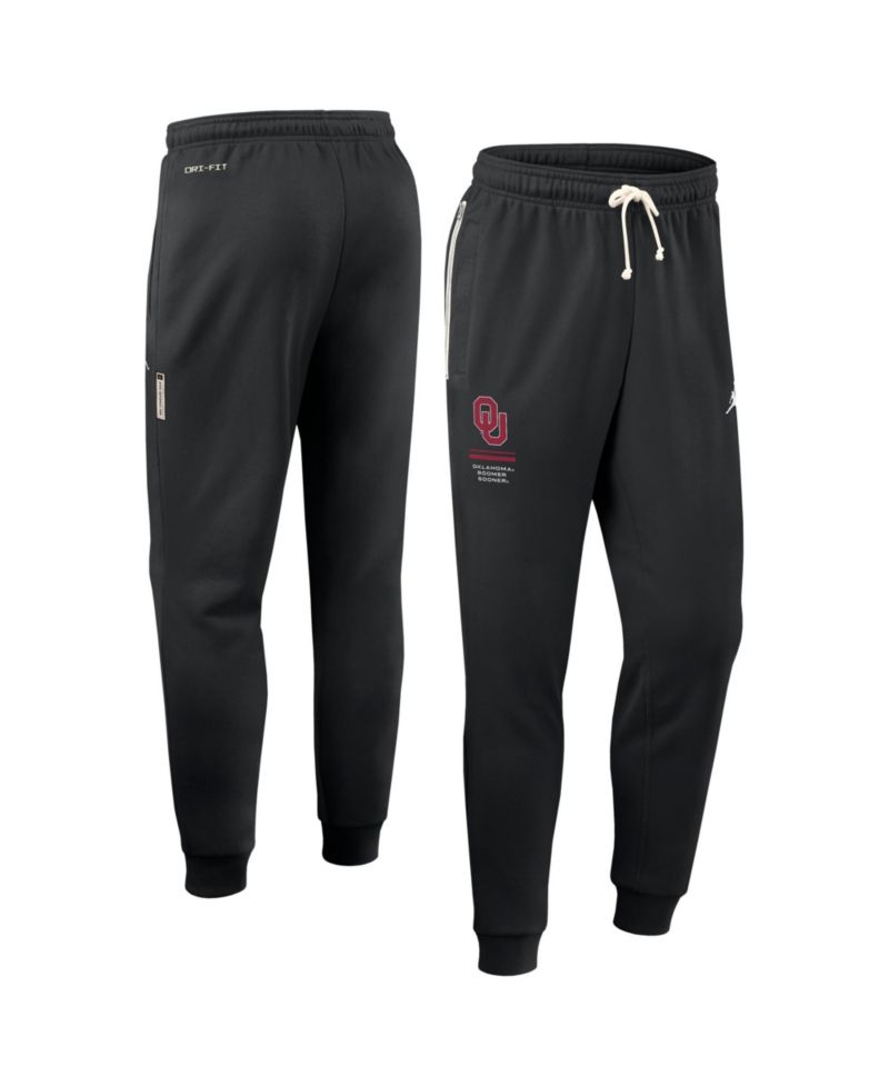 Men's Black Oklahoma Sooners 2026 Sideline Standard Issue Dri-FIT Taper Pants