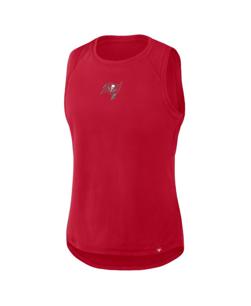 Women's Tampa Bay Buccaneers Scoop-Neck Mesh-Back Tank Top