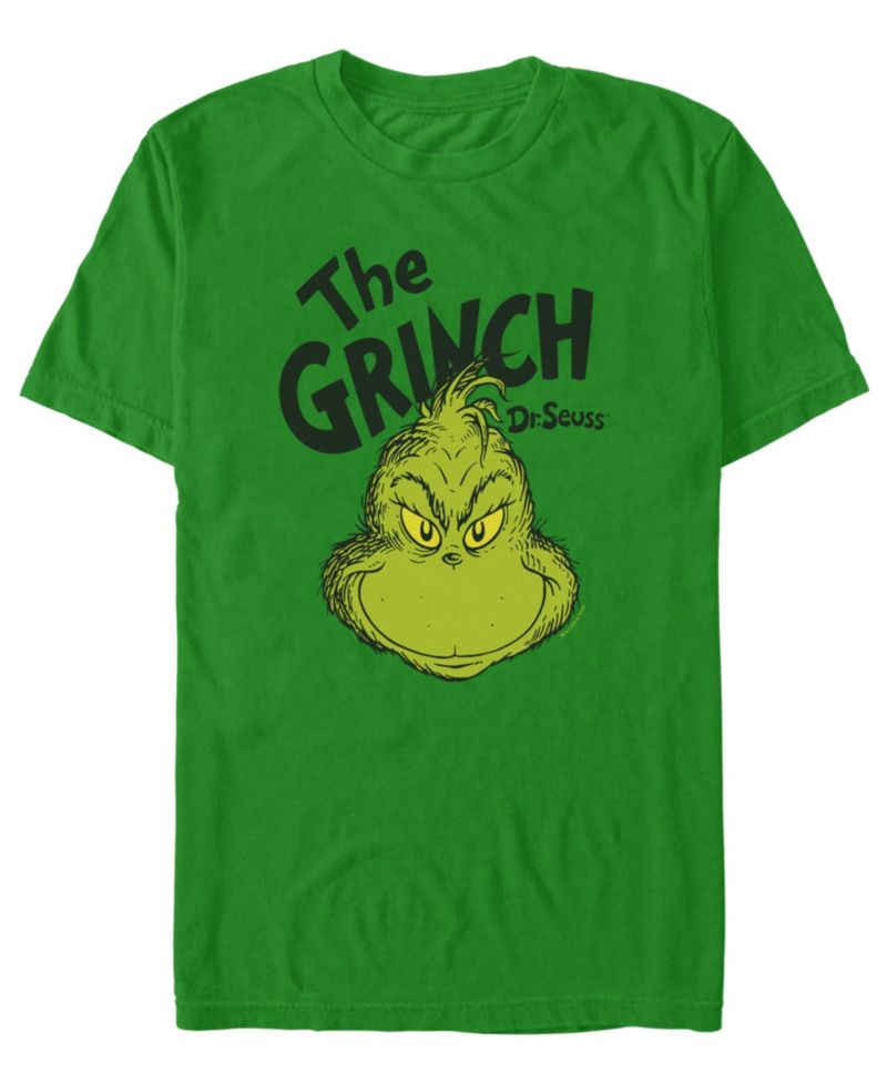 Men's Grinch Graphic Short-Sleeve Crewneck T-Shirt