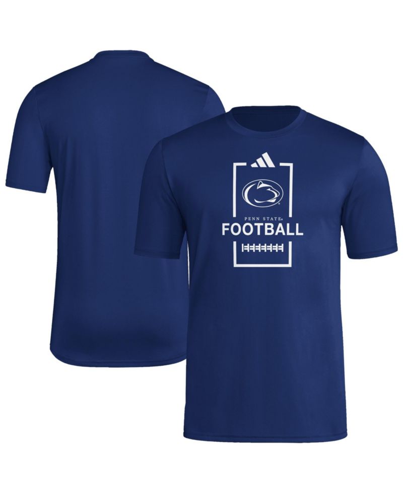 Men's Navy Penn State Nittany Lions Football Polyester T-Shirt