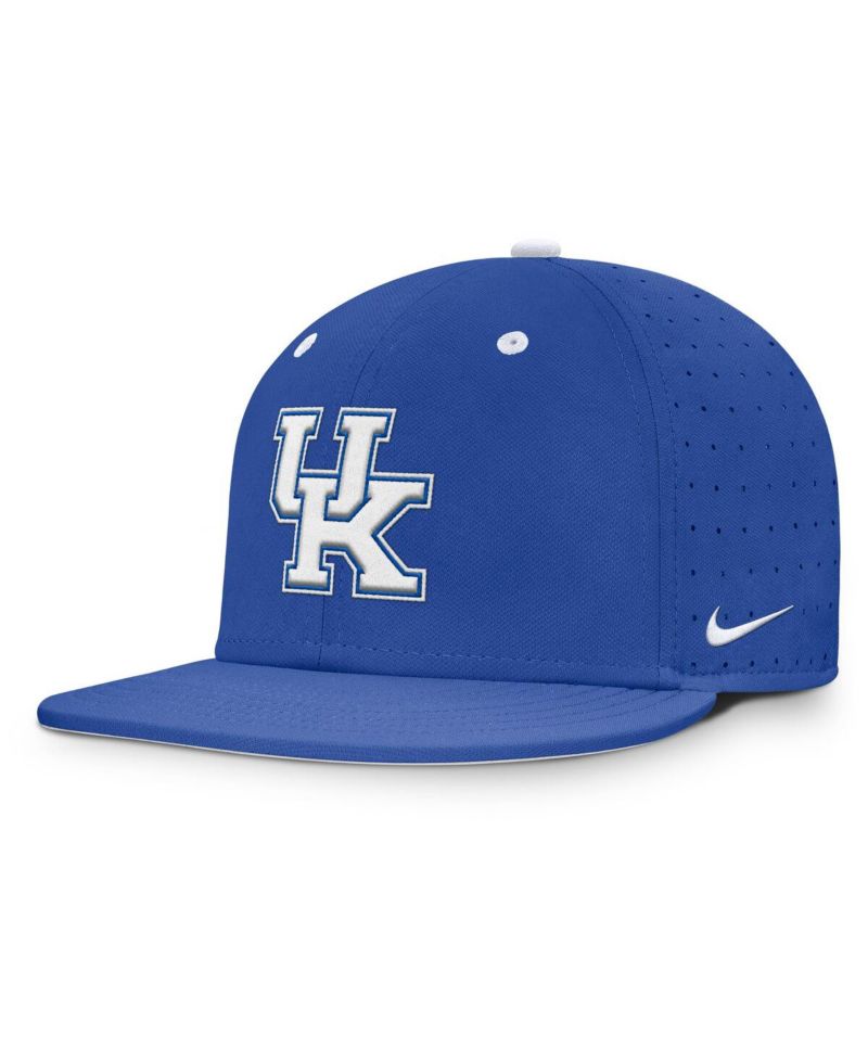 Men's Royal Kentucky Wildcats On-Field Dugout True Performance Fitted Hat