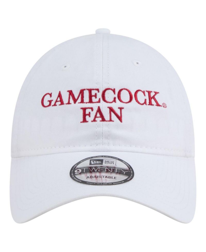Men's White South Carolina Gamecocks Fan 9TWENTY Adjustable Hat