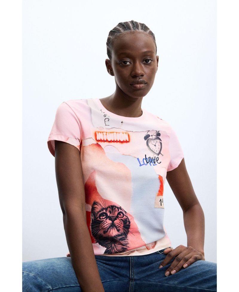 Women's Printed T-shirt 100% cotton