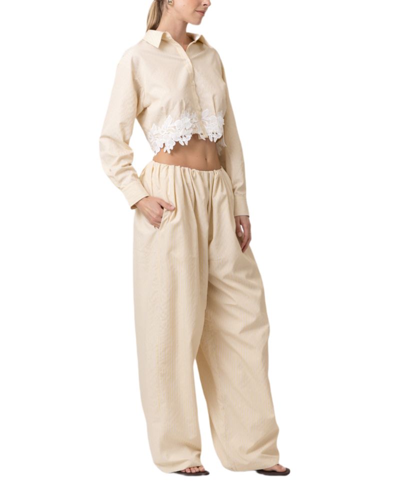 Women's Noemi Long-Sleeve Crop Shirt