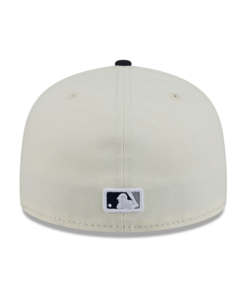Men's White/Navy New York Yankees Blossom 59FIFTY Fitted Hat