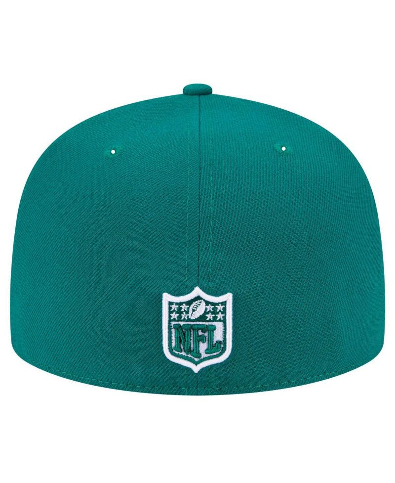 Men's Green New York Jets Checkered 59FIFTY Fitted Hat