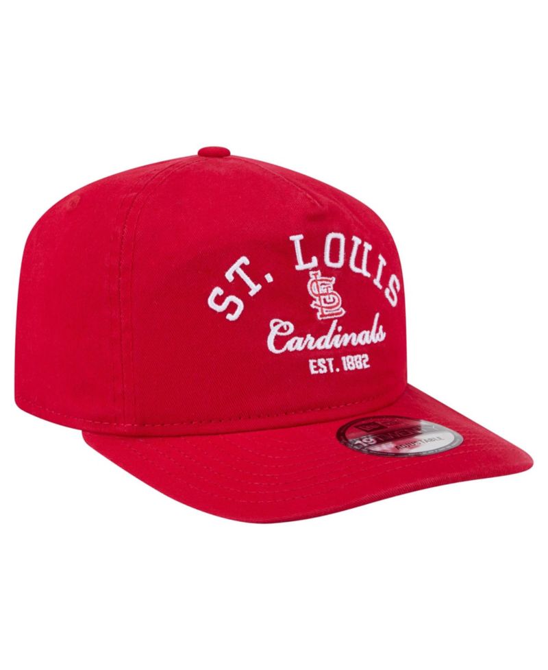 Men's Red St. Louis Cardinals Stacked 19TWENTY Adjustable Hat