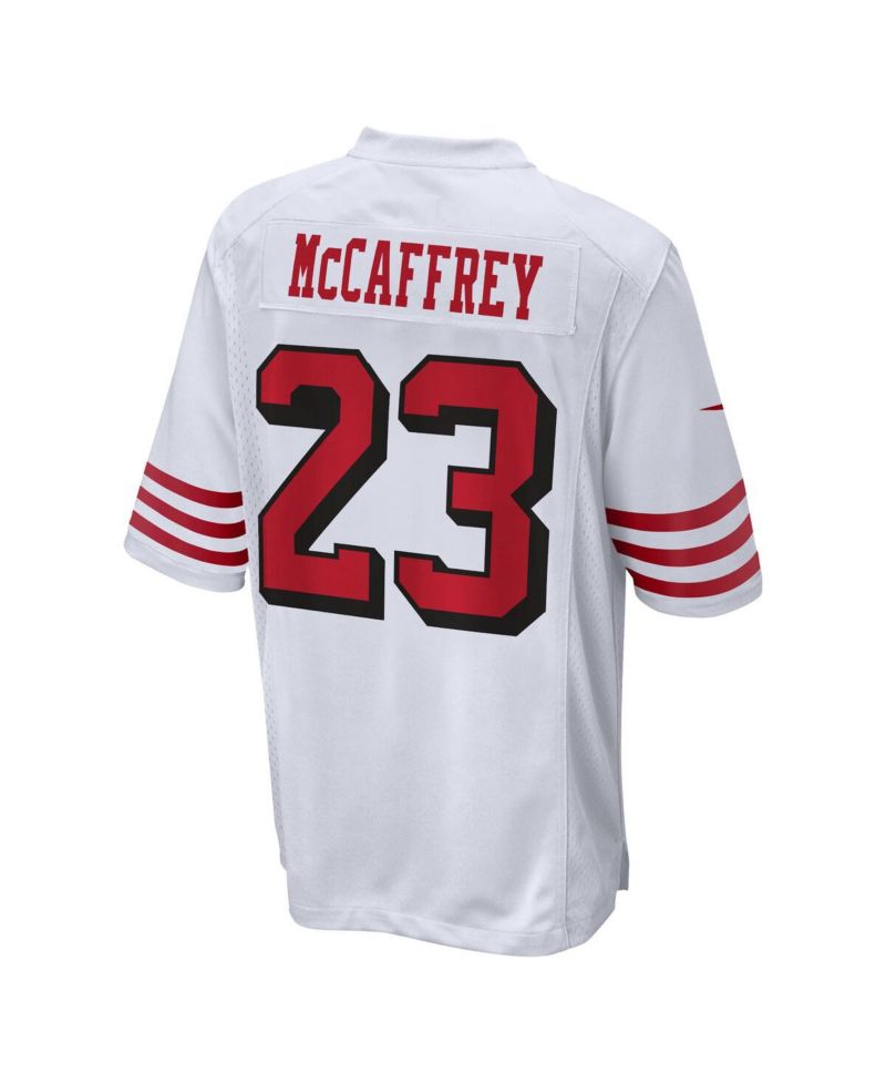 Men's Christian McCaffrey White San Francisco 49ers Game Jersey