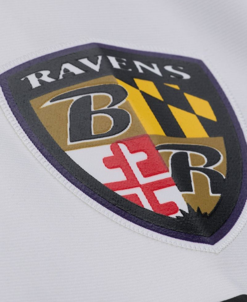 Men's Terrell Suggs White Baltimore Ravens 2003 Legacy Replica Player Jersey