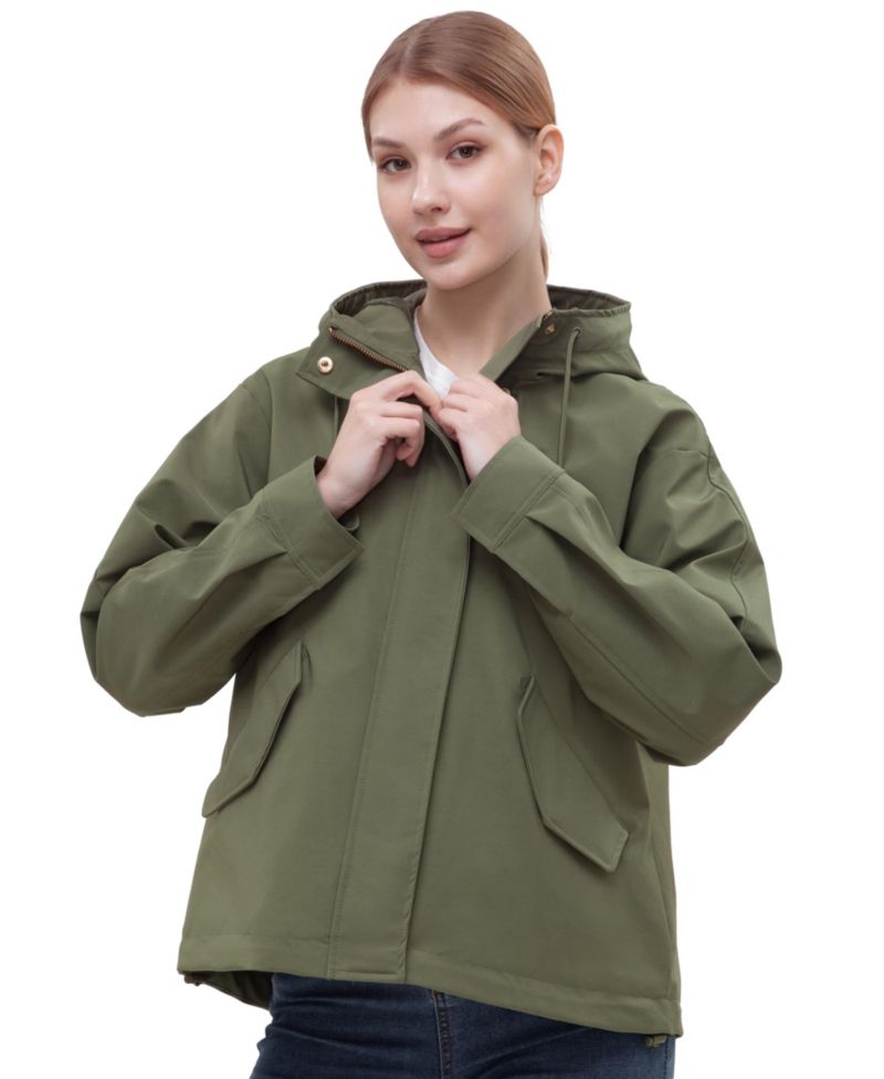 Women's Water-Resistant Hooded Jacket