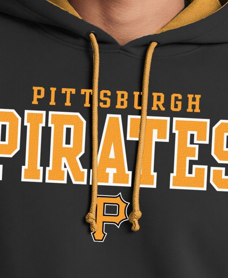 Men's Black Pittsburgh Pirates Fleece Hoodie