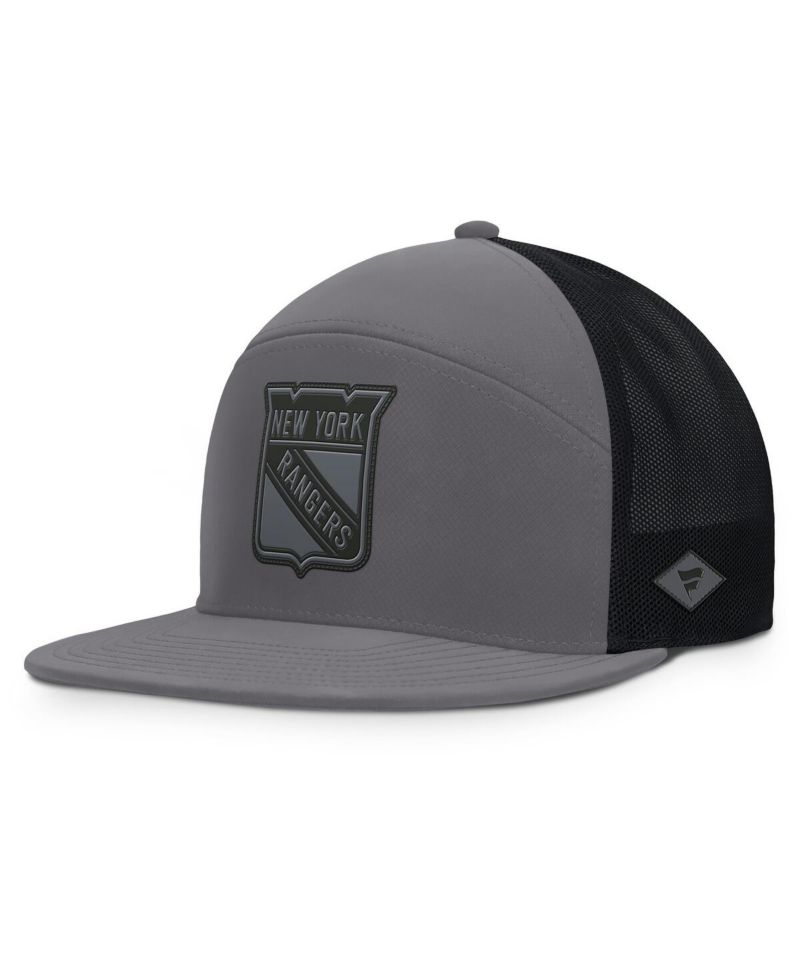 Men's Charcoal New York Rangers Fairweather Adjustable Hat