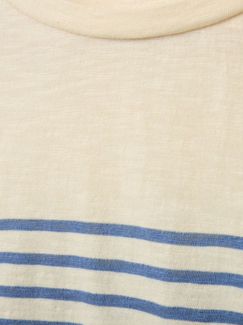 Women's Stripe Sleeve T-shirt