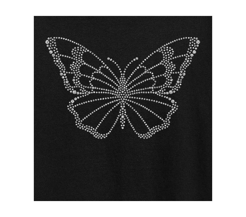 Butterfly Sparkle Plus Size Graphic T-Shirt