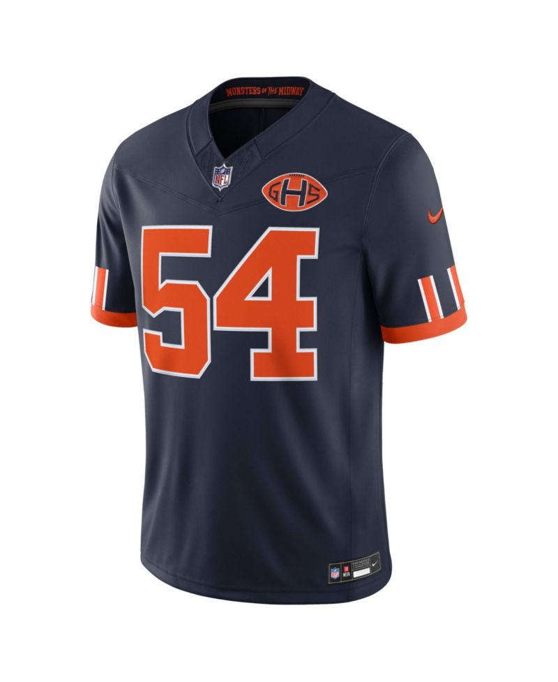 Men's Brian Urlacher Navy Chicago Bears 2026 Rivalries Collection Game Jersey
