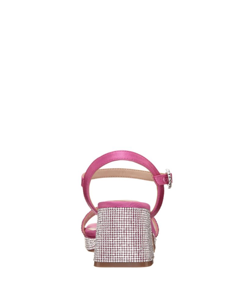 Marysol Big Girl Rhinestone Platform Dress Sandals