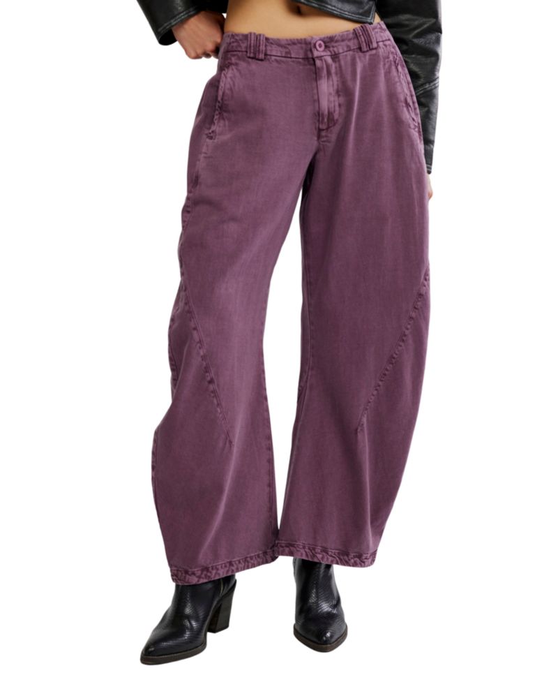 Women's Spotlight Mid-Rise Barrel Chino Trousers