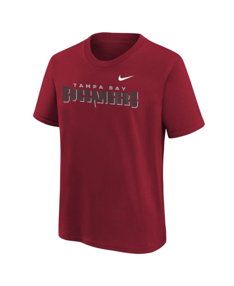 Boys' 4-20 Tampa Bay Buccaneers Wordmark Crewneck T-Shirt
