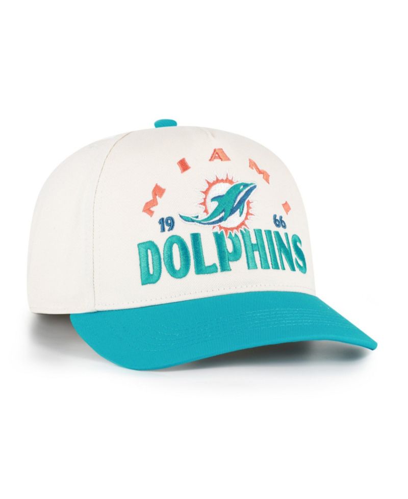 Men's '47 Natural Miami Dolphins Arcitext Hitch Adjustable Hat