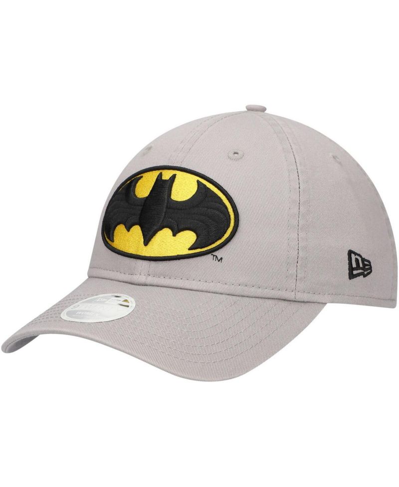 Women's Gray Batman 9TWENTY Adjustable Hat