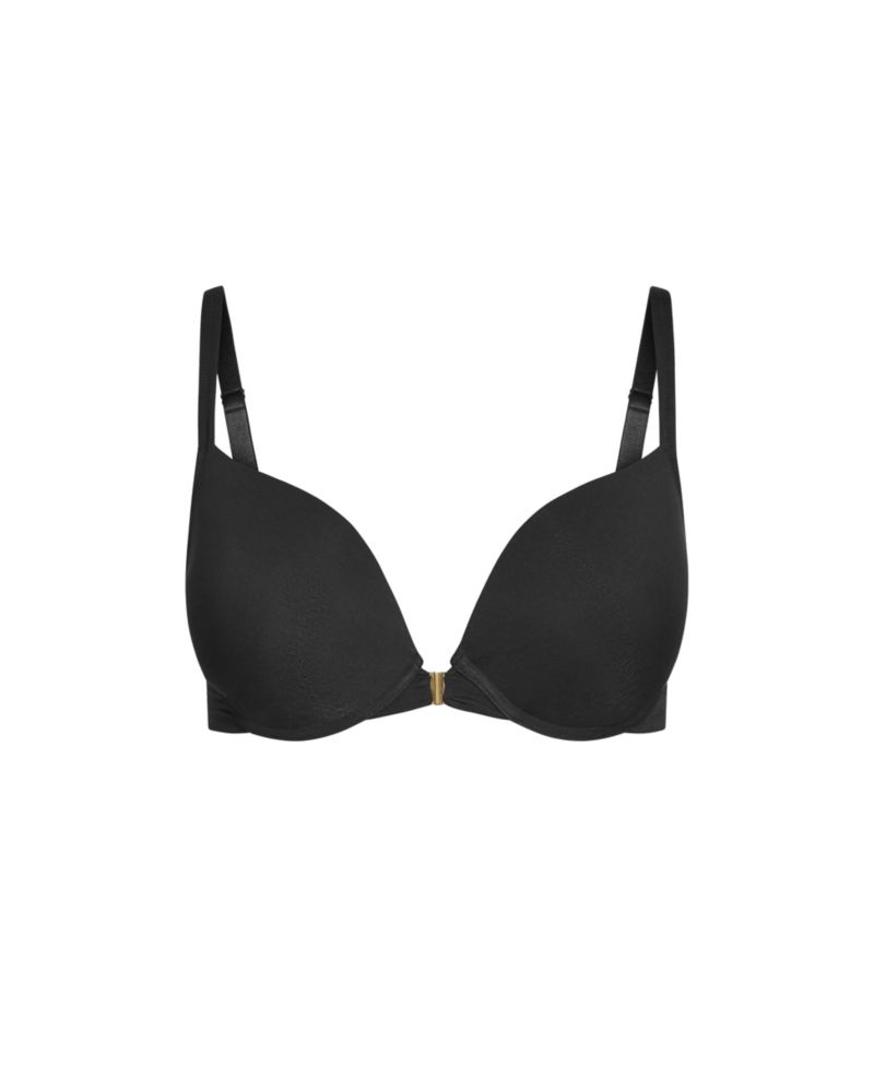 Women's Smooth & Chic Front Close Cotton Push Up Bra